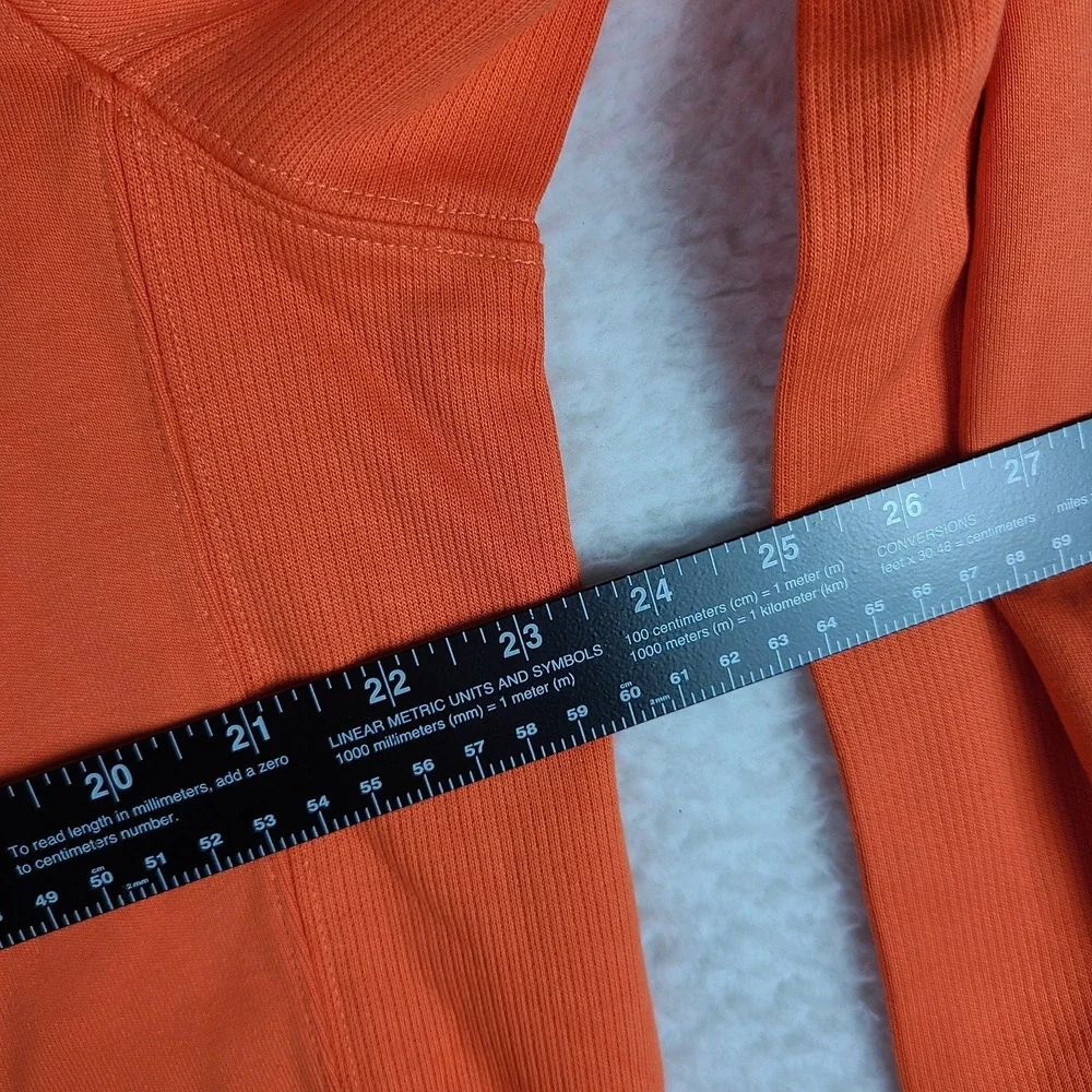 Bobby Jones Sweater Mens Large Orange‎ Solid Quarter Zip Peruvian Pima Cotton